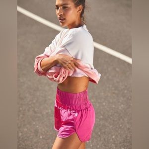 Free People Movement Hot Pink Athletic Shorts XL